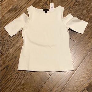 NWT, Ann Taylor cold shoulder top